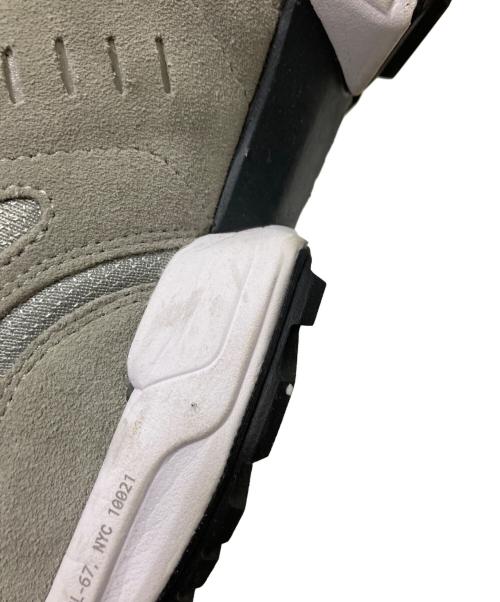 POLO RALPH LAUREN（ポロ・ラルフローレン）POLO RALPH LAUREN (ポロ・ラルフローレン) ジャガードスエードメッシュスニーカー グレー サイズ:US:6の古着・服飾アイテム