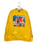 Lafayetteラファイエット）の古着「プリントスウェット」｜イエロー