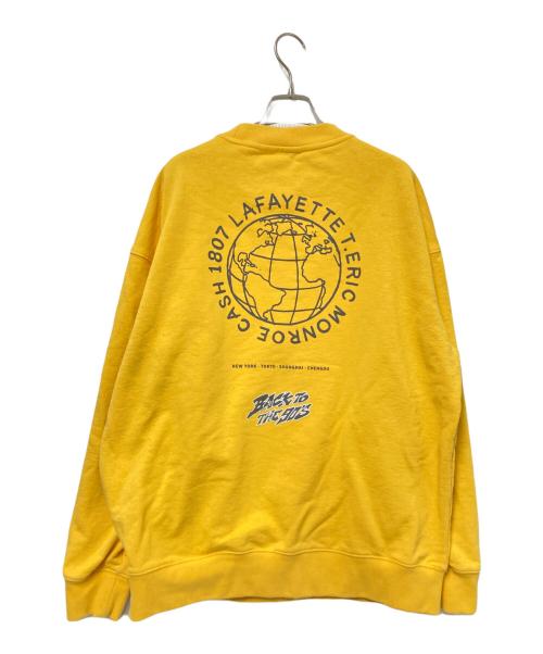 Lafayette（ラファイエット）Lafayette (ラファイエット) プリントスウェット イエロー サイズ:3の古着・服飾アイテム