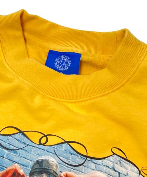 Lafayette（ラファイエット）Lafayette (ラファイエット) プリントスウェット イエロー サイズ:3の古着・服飾アイテム