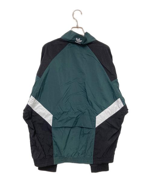 adidas（アディダス）adidas (アディダス) Rekive トラックジャケット グリーン×ブラック サイズ:XLの古着・服飾アイテム