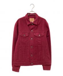 LEVI'S×SUPREME（リーバイス×シュプリーム）の古着「Custom Fit Moleskin Trucker Jacket」｜レッド
