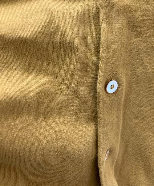 45R（フォーティファイブ・アール）45R (フォーティファイブ・アール) ギマニット/アンサンブルカーディガン イエロー サイズ:2の古着・服飾アイテム