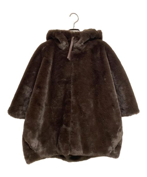 CADUNE（カデュネ）CADUNE (カデュネ) フーデッドジャケット ブラウン サイズ:36の古着・服飾アイテム
