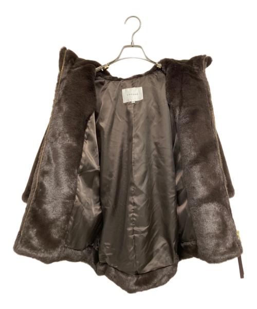 CADUNE（カデュネ）CADUNE (カデュネ) フーデッドジャケット ブラウン サイズ:36の古着・服飾アイテム