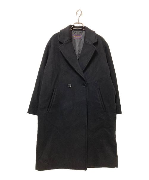 JOURNAL STANDARD relume（ジャーナルスタンダード レリューム）JOURNAL STANDARD relume (ジャーナルスタンダード レリューム) スーパーファインビーバーチェスターコート ブラック サイズ:36の古着・服飾アイテム