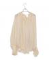 CHAOS (カオス) メロリージョーゼットブラウス ベージュ サイズ:FREE：12000円