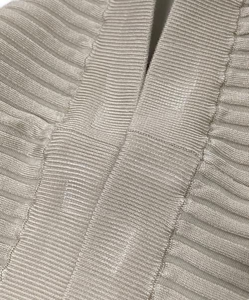 Whim Gazette（ウィムガゼット）Whim Gazette (ウィムガゼット) ニットフィットスカート ベージュ サイズ:FREEの古着・服飾アイテム