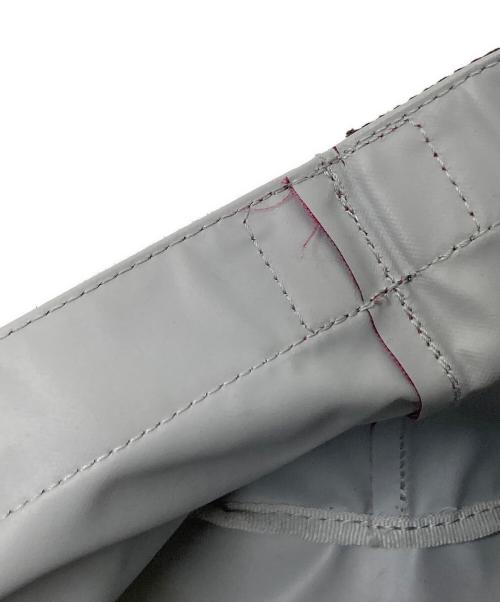 Herve Chapelier（エルベシャプリエ）Herve Chapelier (エルベシャプリエ) 舟形ミニハンドバッグ レッド×ブラウン サイズ:下記参照の古着・服飾アイテム