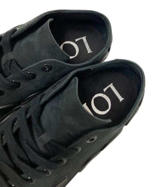 LOEWE（ロエベ）LOEWE (ロエベ) ライズレースアップスニーカー ブラック サイズ:35の古着・服飾アイテム