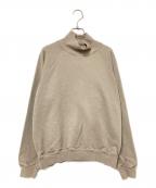 AURALEEオーラリー）の古着「SUPER SOFT HEAVY SWEAT MOCK NECK P/O」｜ベージュ