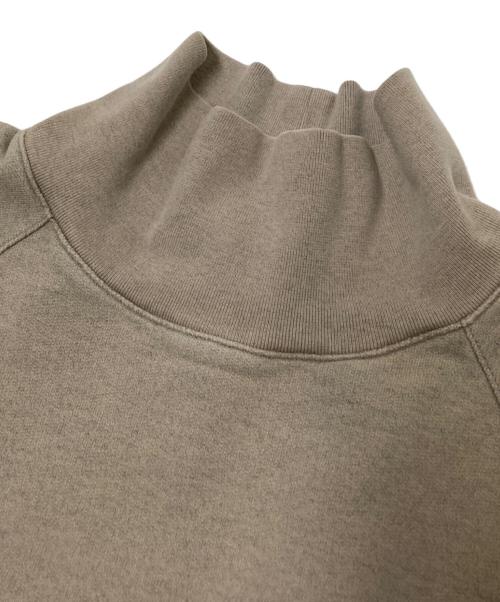 AURALEE（オーラリー）AURALEE (オーラリー) SUPER SOFT HEAVY SWEAT MOCK NECK P/O ベージュ サイズ:4の古着・服飾アイテム