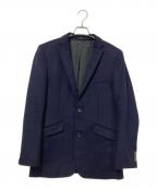 BURBERRY BLACK LABELバーバリーブラックレーベル）の古着「カシミヤ混テーラードジャケット」｜ネイビー