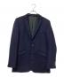 BURBERRY BLACK LABEL（バーバリーブラックレーベル）の古着「カシミヤ混テーラードジャケット」｜ネイビー