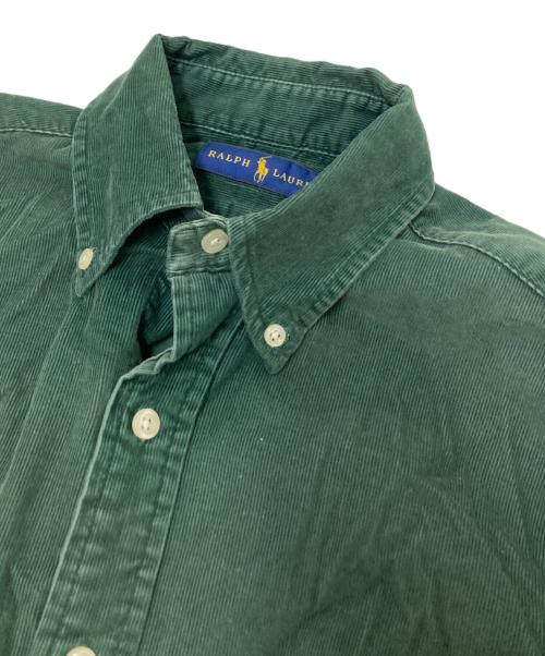 RALPH LAUREN（ラルフローレン）RALPH LAUREN (ラルフローレン) コーデュロイシャツ グリーン サイズ:XSの古着・服飾アイテム