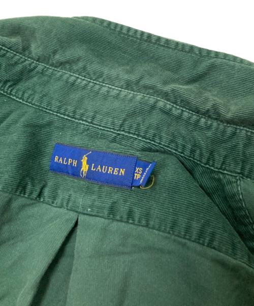 RALPH LAUREN（ラルフローレン）RALPH LAUREN (ラルフローレン) コーデュロイシャツ グリーン サイズ:XSの古着・服飾アイテム