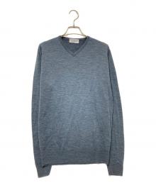 JOHN SMEDLEY（ジョンスメドレー）の古着「ウールニット」｜グレー