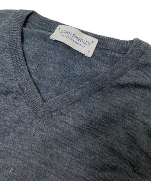 JOHN SMEDLEY（ジョンスメドレー）JOHN SMEDLEY (ジョンスメドレー) ウールニット グレー サイズ:下記参照の古着・服飾アイテム