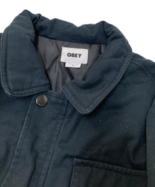 OBEY（オベイ）OBEY (オベイ) ジャケット ブラック サイズ:Mの古着・服飾アイテム