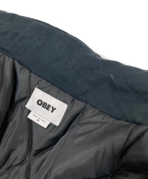 OBEY（オベイ）OBEY (オベイ) ジャケット ブラック サイズ:Mの古着・服飾アイテム