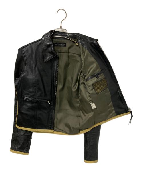 HAROLD'S GEAR（ハロルズギア）HAROLD'S GEAR (ハロルズギア) ホースハイドシングルラライダースジャケット ブラック サイズ:不明の古着・服飾アイテム