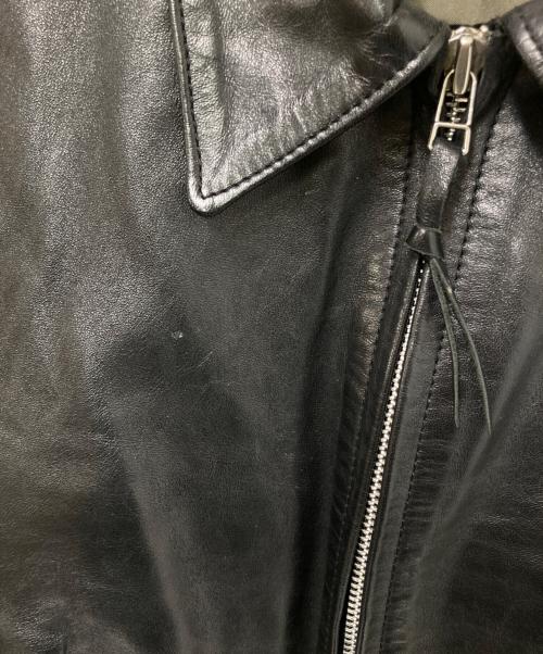 HAROLD'S GEAR（ハロルズギア）HAROLD'S GEAR (ハロルズギア) ホースハイドシングルラライダースジャケット ブラック サイズ:不明の古着・服飾アイテム