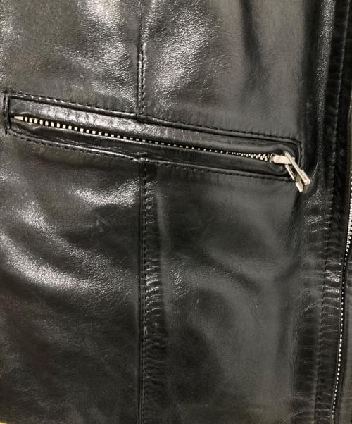 HAROLD'S GEAR（ハロルズギア）HAROLD'S GEAR (ハロルズギア) ホースハイドシングルラライダースジャケット ブラック サイズ:不明の古着・服飾アイテム