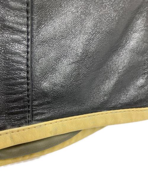 HAROLD'S GEAR（ハロルズギア）HAROLD'S GEAR (ハロルズギア) ホースハイドシングルラライダースジャケット ブラック サイズ:不明の古着・服飾アイテム