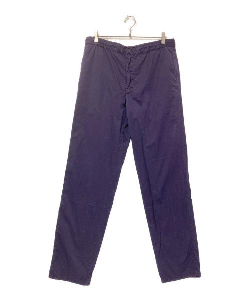 ERMENEGILDO ZEGNA（エルメネジルド・ゼニア）ERMENEGILDO ZEGNA (エルメネジルド・ゼニア) 製品染めイージーパンツ パープル サイズ:Sの古着・服飾アイテム