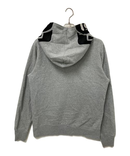 BAPE BY A BATHING APE（ベイプバイアベイシングエイプ）BAPE BY A BATHING APE (ベイプバイアベイシングエイプ) MOTOR SPORT FULL ZIP HOODIE グレー サイズ:XLの古着・服飾アイテム