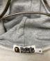 中古・古着 BAPE BY A BATHING APE (ベイプバイアベイシングエイプ) MOTOR SPORT FULL ZIP HOODIE グレー サイズ:XL：9000円