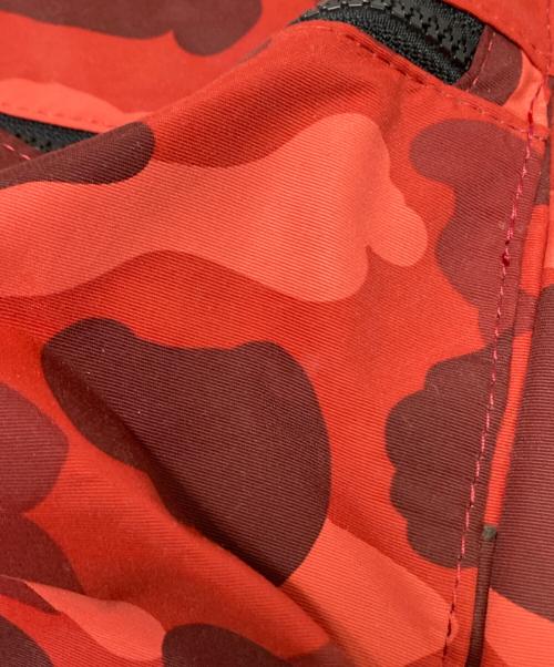 BAPE BY A BATHING APE（ベイプバイアベイシングエイプ）BAPE BY A BATHING APE (ベイプバイアベイシングエイプ) リュック ブラック×レッド サイズ:下記参照の古着・服飾アイテム