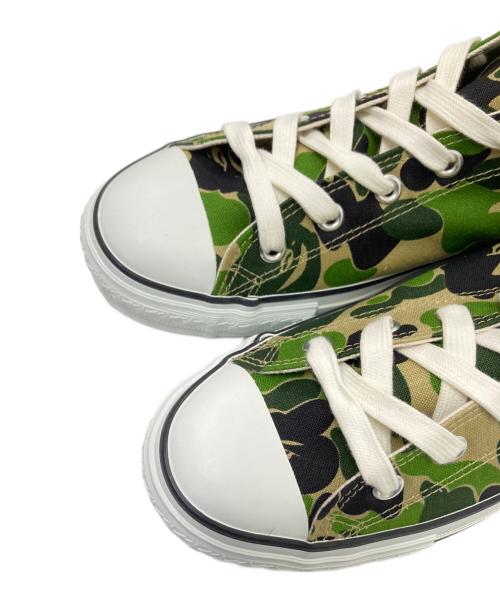 BAPE BY A BATHING APE（ベイプバイアベイシングエイプ）BAPE BY A BATHING APE (ベイプバイアベイシングエイプ) ローカットスニーカー ベージュ×グリーン サイズ:29.0cm 未使用品の古着・服飾アイテム