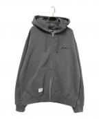 Schottショット）の古着「バック刺繍キルティングパーカー」｜グレー