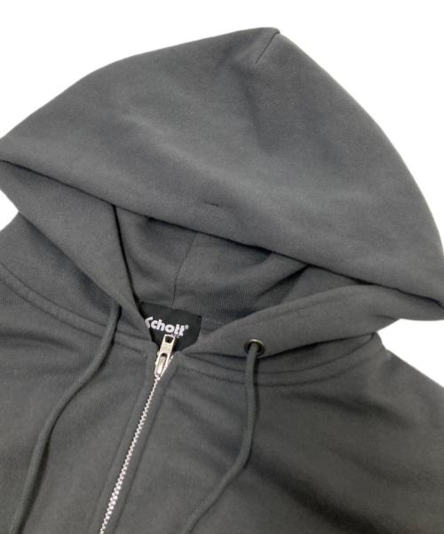 Schott（ショット）Schott (ショット) バック刺繍キルティングパーカー グレー サイズ:XLの古着・服飾アイテム