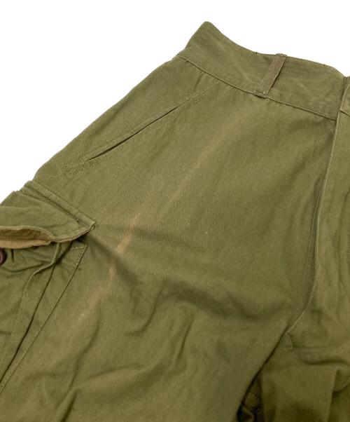 HOUSTON（ヒューストン）HOUSTON (ヒューストン) FRENCH ARMY M-47 フィールド カーゴパンツ オリーブ サイズ:35の古着・服飾アイテム