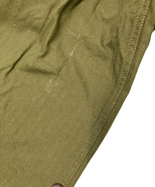 HOUSTON（ヒューストン）HOUSTON (ヒューストン) FRENCH ARMY M-47 フィールド カーゴパンツ オリーブ サイズ:35の古着・服飾アイテム