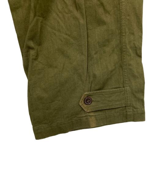 HOUSTON（ヒューストン）HOUSTON (ヒューストン) FRENCH ARMY M-47 フィールド カーゴパンツ オリーブ サイズ:35の古着・服飾アイテム