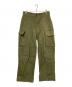 HOUSTON（ヒューストン）の古着「FRENCH ARMY M-47 フィールド カーゴパンツ」｜オリーブ