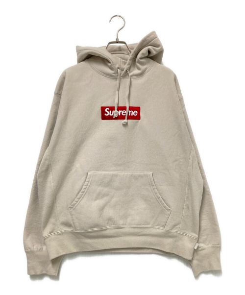 SUPREME（シュプリーム）SUPREME (シュプリーム) Box Logo Hooded Sweatshirt/ボックスロゴフーディスウェットシャツ ベージュ サイズ:Sの古着・服飾アイテム