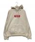 SUPREME（シュプリーム）の古着「Box Logo Hooded Sweatshirt/ボックスロゴフーディスウェットシャツ」｜ベージュ