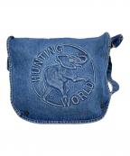 HUNTING WORLDハンティングワールド）の古着「デニムメッセンジャーバッグ」｜インディゴ