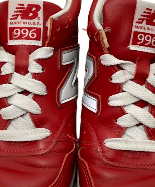 NEW BALANCE（ニューバランス）NEW BALANCE (ニューバランス) スニーカー レッド サイズ:27.5cmの古着・服飾アイテム