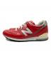 NEW BALANCE (ニューバランス) スニーカー レッド サイズ:27.5cm：7000円