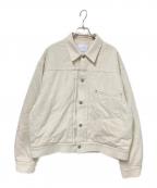 miffewミフュー）の古着「DENIM DOWN JACKET」｜ベージュ