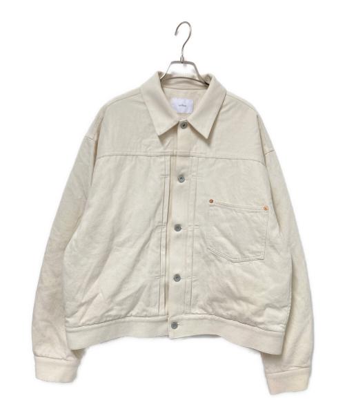 miffew（ミフュー）miffew (ミフュー) DENIM DOWN JACKET ベージュ サイズ:34の古着・服飾アイテム