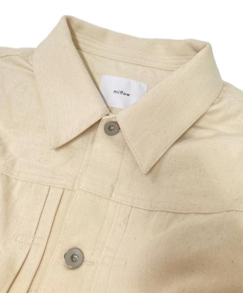 miffew（ミフュー）miffew (ミフュー) DENIM DOWN JACKET ベージュ サイズ:34の古着・服飾アイテム