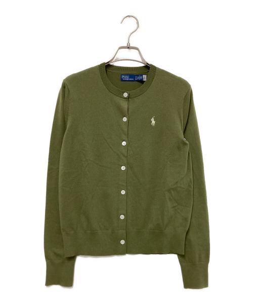 POLO RALPH LAUREN（ポロ・ラルフローレン）POLO RALPH LAUREN (ポロ・ラルフローレン) ニットカーディガン グリーン サイズ:Sの古着・服飾アイテム