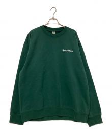 Sporty & Rich（スポーティーアンドリッチ）の古着「裏起毛スウェット」｜グリーン