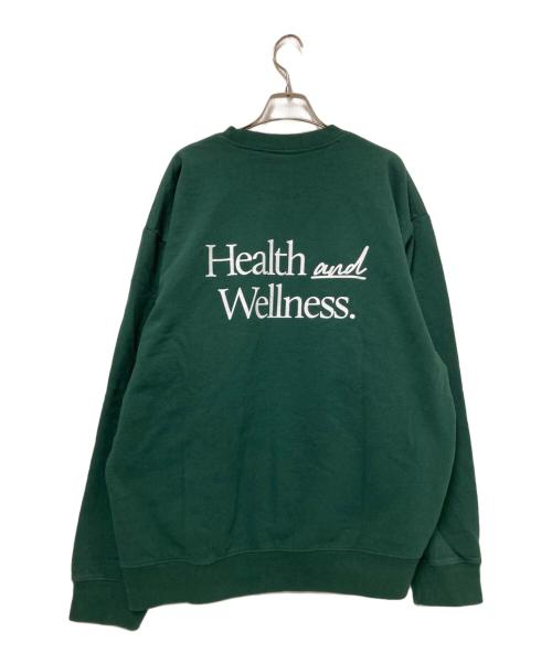 Sporty & Rich（スポーティーアンドリッチ）Sporty & Rich (スポーティーアンドリッチ) 裏起毛スウェット グリーン サイズ:XLの古着・服飾アイテム